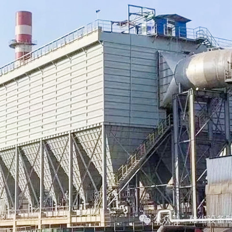 Horizontale elektrostatische stofvanger