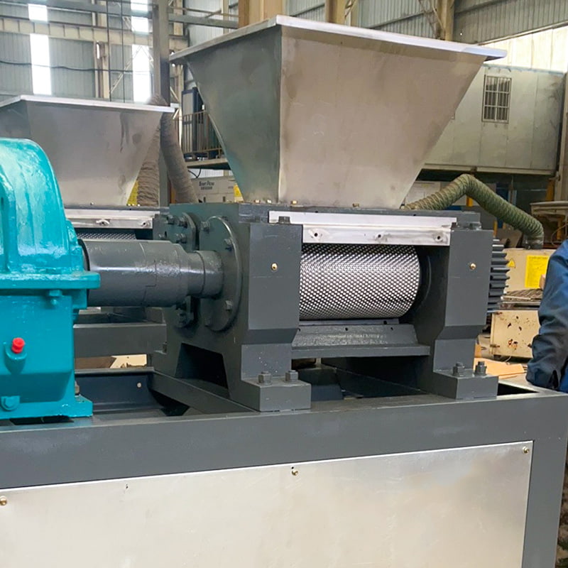 Extrusiegranulator met dubbele rol