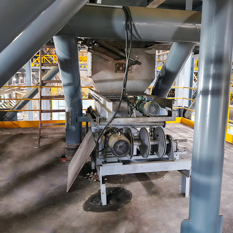 Vliegasbulkmachine van de elektriciteitscentrale